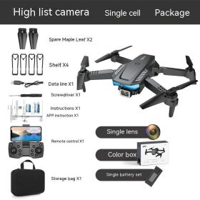 Remote Control Single Camera Drone; Aerial Photography Aircraft; Intelligent Obstacle Avoidance Drone; Hovering HD Photo Drone; HD Camera Shooting; Fo