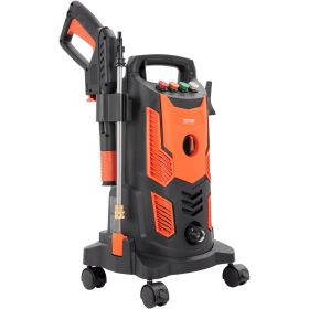 VEVOR Electric Pressure Washer, 2300 PSI, Max. 1.9 GPM, 1900W Power Washer w/ 26 ft Hose, 4 Quick Connect Nozzles, Foam Cannon