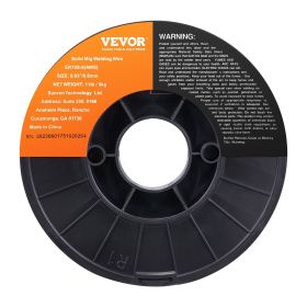 VEVOR Solid MIG Welding Wire ER70S-6 0.03-inch 11LBS Mild Steel MIG Welding Wire