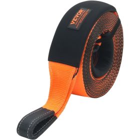 VEVOR Recovery Tow Strap 4" x 30', 46,500 lbs Break Strength, Triple Reinforced Loop Straps, Tree Saver, Off Road Towing and Recovery