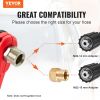 VEVOR High Pressure Washer Gun, 4000 PSI, Power Washer Spay Gun with Replacement Extension Wand, M22-14mm Inlet & 1/4'' Outlet Hose Connector Foam Gun