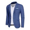 Mens Blazer Slim Fit Sport Coats Suit Jacket for Daily Business and Prom Party