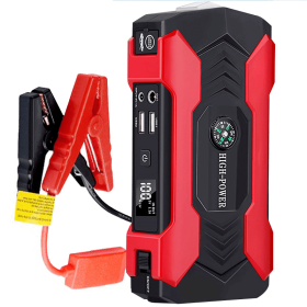 Portable Car Jump Starter 12V 200A - 20000mAh Power Bank Charger for Diesel & Petrol Vehicles - Battery Booster Device (Style: Digital Display)