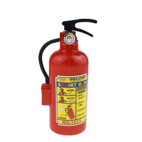 Water Gun Toy Children Portable Squirter Simulation Fire Extinguisher Style Halloween Firefighter Costume Gift Pretend Play Toys (Color: 1)