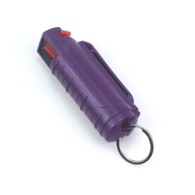 Personalized Mini Self Defense Keychains Suitcase Set Custom Combo Available (Color: Purple, Style: Pepper Spray)