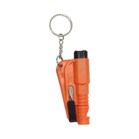 Personalized Mini Self Defense Keychains Suitcase Set Custom Combo Available (Color: Orange, Style: Window Breaker)