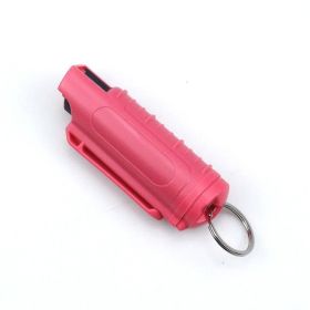 Personalized Mini Self Defense Keychains Suitcase Set Custom Combo Available (Color: Pink, Style: Pepper Spray)