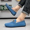 2024 men's bean shoes casual leather shoes with a slip-on loafers