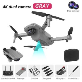 E99pro2 Rc Drone 1080P 4k HD Camera WiFi Fpv Drone Dual Camera Quadcopter Real-time Transmission Helicopter Toys Birthday Gift (Color: 04 Quadcopter, Ships From: China)