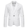 Mens Blazer Two Button Slim Fit Blazer