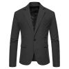 Mens Blazer Two Button Slim Fit Blazer