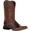 Men's Red Reno Western Cowboy Pointed Toe Knee High Pull On Tabs Boots