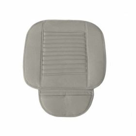 3D Universal PU Leather Car Seat Cover Breathable Pad Mat For Auto Chair Cushion (Color: Gray)