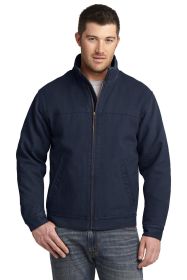 CornerStone Washed Duck Cloth Flannel-Lined Work Jacket CSJ40 (Color: Navy, size: 5XL)