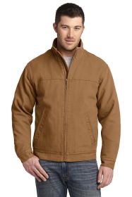 CornerStone Washed Duck Cloth Flannel-Lined Work Jacket CSJ40 (Color: Duck Brown, size: 2XL)