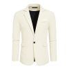 Mens Blazer Slim Fit Sport Coats Suit Jacket for Daily Business and Prom Party