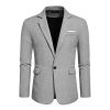 Mens Blazer Slim Fit Sport Coats Suit Jacket for Daily Business and Prom Party