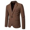 Mens Blazer Two Button Slim Fit Blazer