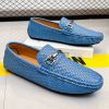 2024 men's bean shoes casual leather shoes with a slip-on loafers