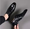 Men's large size casual leather shoes comfortable fashion men loafers a slip-on loafers