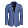 Mens Blazer Slim Fit Sport Coats Suit Jacket for Daily Business and Prom Party