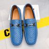 2024 men's bean shoes casual leather shoes with a slip-on loafers