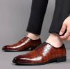 Men's large size casual leather shoes comfortable fashion men loafers a slip-on loafers