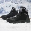 New men's winter Oxford cloth outdoor waterproof non-slip hiking boots warm non-slip men's shoes 39-48