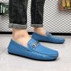 2024 men's bean shoes casual leather shoes with a slip-on loafers